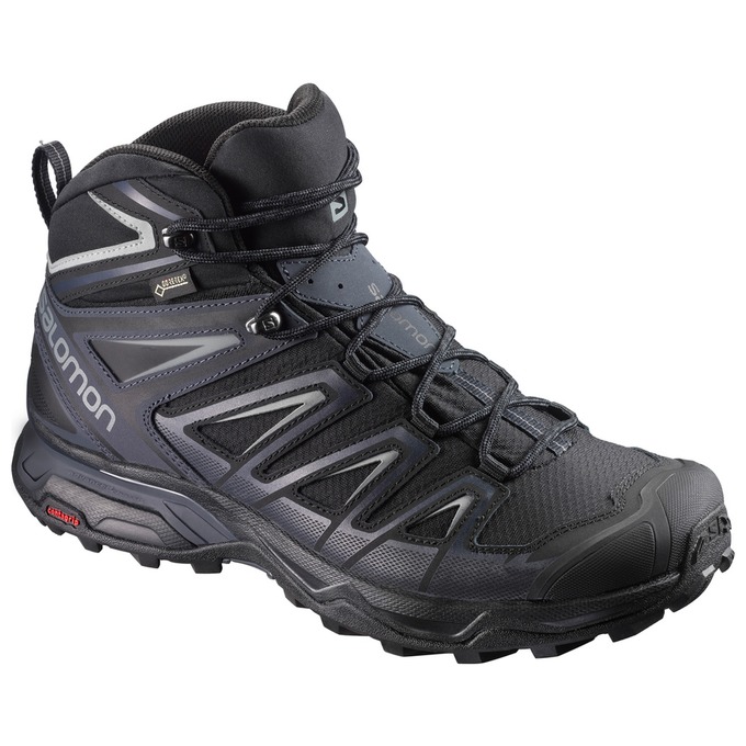 Zapatillas Trekking Salomon Hombre Negras - Salomon Argentina X ULTRA 3 MID GTX® ,364758-XHT